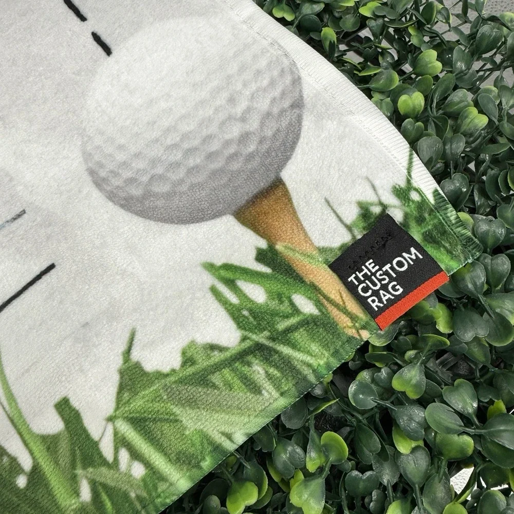 Golf Towel Play Golf Permission Slip For Husband 14x 24 Carabiner Soft and Scrub